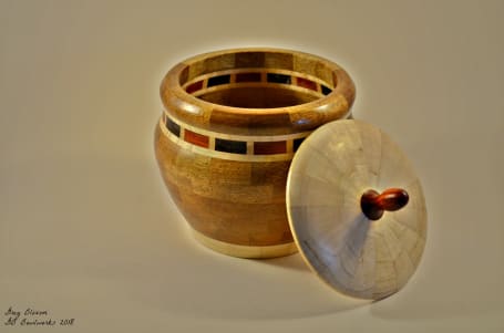 Hand turned wooden bowls